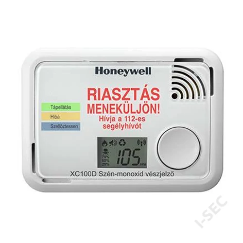 Honeywell CO érzékelő XC100D-HU-A/10év akkus