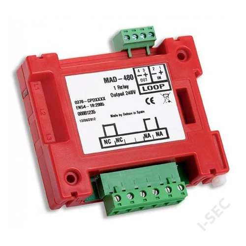 Detnov MAD-481 nagyáramú relés modul (230VAC)