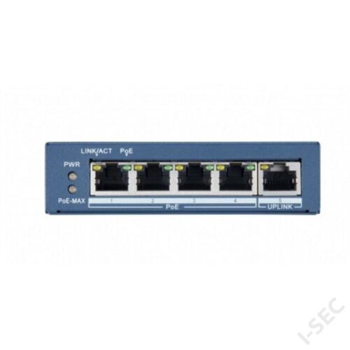 Hikvision DS-3E0505p-E 5 portos Gbit PoE switch