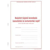 Tûzjelzõ karbantartási napló