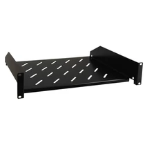 Rack fix polc konzolos, 2U