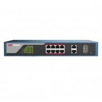 Hikvision DS-3E1310P-E 10port switch, 8 PoE, 2 uplink combo port