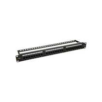 Cat5e UTP 24port patch panel Pulsar, horizont