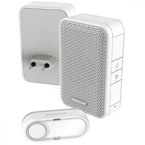 Honeywell 3-as sorozatú elemes csengõ vez. nélküli nyomógombbal, dugaljba, fehér