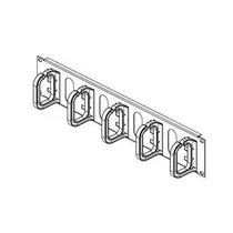 Rack gyûrûs kábelrendezõ, 2U; DP-VP-P3