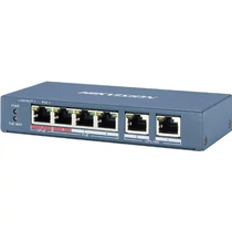 Hikvision DS-3E0106HP-E 6port switch  új széria