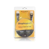 Delock DisplayPort-DisplayPort 1.2 4K 2m kábel