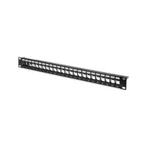 Patch panel 24 port Cat6 FTP, moduláris, üres