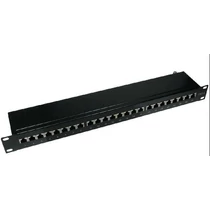 Patch panel Cat6 SFTP 24p 19",1U,90°