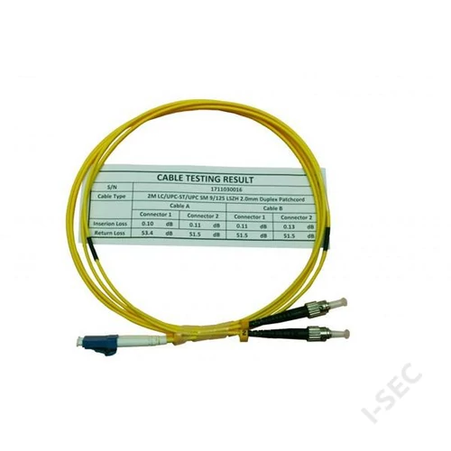 Optikai patch kábel 5m SM9/125 LC-SC DLX